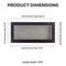 Rich Dark Brown Wood Shadow Box Frame with Acrylic Front - Light Brown Suede Backing, 30 Sizes